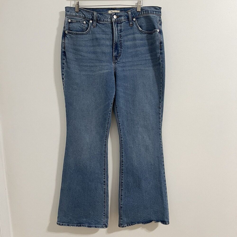 Madewell The Perfect Vintage Flare Jean Size 32 Blue Medium Wash Boho Denim